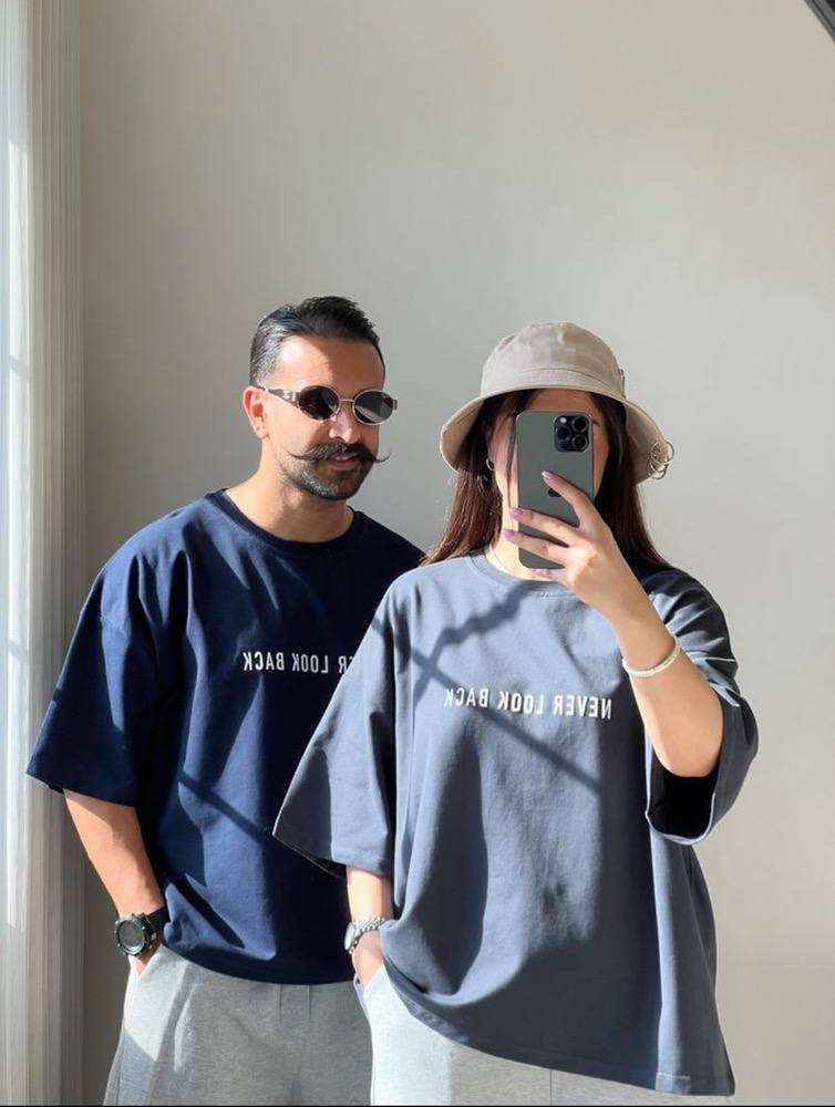 تیشرت باکسی اسپرت never look back